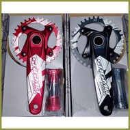 ▫ ♨ ✙ Sagmit crankset evo3 /generation 3.0 1x 36t/34t alloy mtb crank&Sagmit edison crankset with b