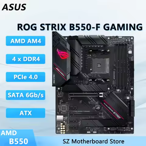 B550 Motherboard AM4 ROG STRIX B550-F GAMING Support CPU R7 5800X R7 5800X3D R5 5600X R5 5600 R9 595