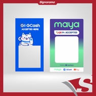 QR Code Standee for Gcash and Maya - Multiple Material Options