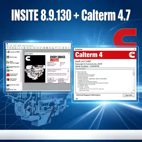 Cummin Insite 8.9 PRO + Calterm 4.7 MetaFiles v4.7.1.007 Engine Diagnostic Software free Keygen + fr