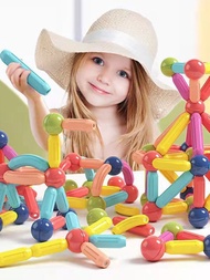 36 塊大顆粒磁性積木 磁力棒兒童益智玩具