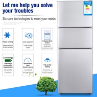 Hamle Refrigerator With Freezer HD Inverter 2-Door Small Refrigerator Save Electricity