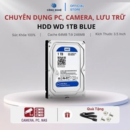 Ổ Cứng ZIn HDD WD Blue 2TB | 1TB | 500GB nhập khẩu Hàn Nhật Chuyên Dụng Cho Camera Giám Sát DataNas