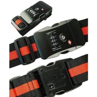 Travel Luggage Coded Lock Suitcase Belt Stripe Password Suitcase Strap/