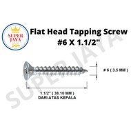 Wood Screws wood screws #6 X 1.1/2 - 10 PCS