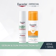 Eucerin ProACNE Solution Serum & Sun Protection Set (Triple Effect Serum 40ml + Sun Dry Touch 50ml) 