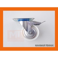 Trolley Wheels - Wheels 3 inch BrakeNilon - Display Case Wheels Trolley Cart Trolley with Wheels