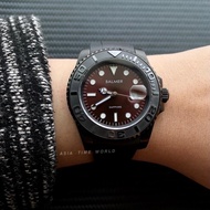 【现货】 宾马 Balmer 7918G BK-10 Sapphire Quartz Men Watch with Brown dial and Black Silicone Strap