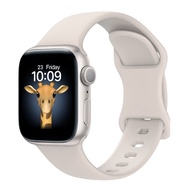 Thích hợp cho dây đeo iWatch8 Apple Watch Apple Watch White S7/S8 Generation Se Liquid Ultra Silicone Đồng hồ nam Watchse Nữ S6 thể thao iPhonewatch thông minh