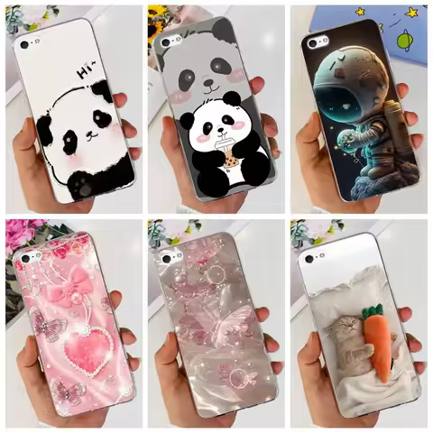 Lovely Printing Phone Case For iPhone 5 5s SE (2016) Soft Silicone TPU Back Cover For iPhone SE 2016