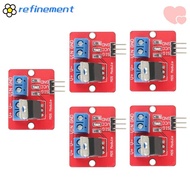 REFINEMENT 5Pcs Driver, Output 0‑24V IRF520 MOSFET Driver, Output Driving 3.3V/5V PWM Output PWM Dri