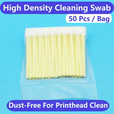 DTF UV Solvent Ink Printhead Cleaning Dust Free Foam Swab Stick Maintenance For Epson Roland Mimaki 