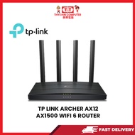 TP LINK ARCHER AX12 AX1500 WIFI 6 ROUTER