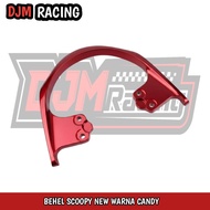 Behel Scoopy 2025 Begel Jok Belakang Scoopy Candy Merah