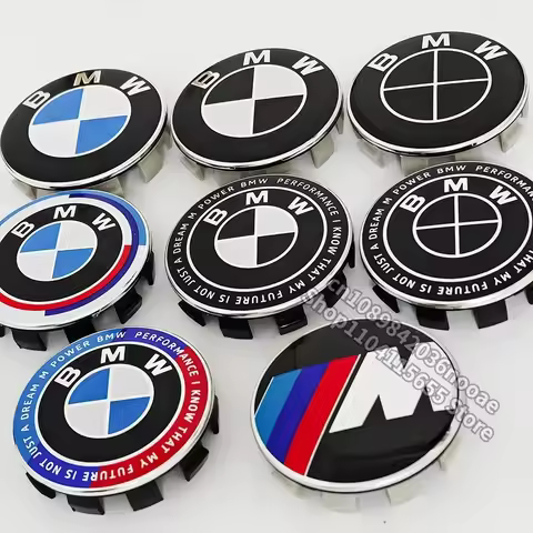 -4 Pcs 68mm 56mm Wheel Center Cap for BMW E90 E87 F30 F20 F10 E60 F01 F02 G20 G30 G38 G14 F22 X1 X3 
