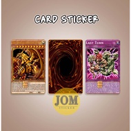 YU-GI-OH CARD STICKER - YU GI OH KAD STICKER - GAME CARD STICKER  - ACCESS CARD SKIN COVER