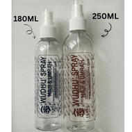 BOTOL WUDHU SPRAY BOTOL WUDUK SPRAY BOTOL WUDHU UMRAH HAJI BOTOL SPRAY TRAVEL BOTOL AIR SEMBAHYANG M