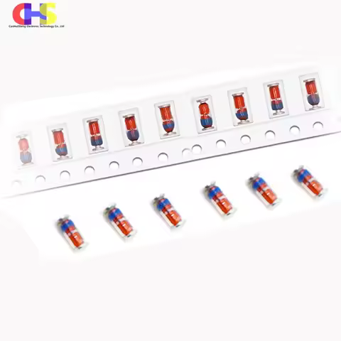 100PCS 0.5W Zener Diode DO-35 1206 1/2W LL34 ZMM BZV55C SMD ZMM3V3 2V4 2V7 3V0 3V3 3V6 3V9 4V3 4V7 5