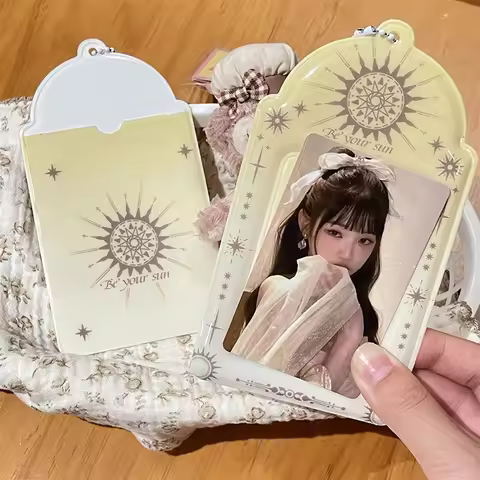 Photocard Holder PC Holder Card Binder Idol Photocard Sleeve Poca Packaging Photocard Keychain Photo