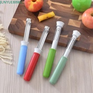 JUNYUE88WL Fruit Peeler, 2 in 1 Telescopic Fruit Core Remover, Easy Clean Anticorrosive Stainless St