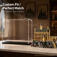 Clear Acrylic Display Case for Lego 76435 Hogwarts Castle the Great Hall Collector Figure Case