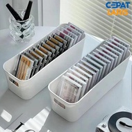 CL Pen Storage Box Organizer Plastic Cupboard Lipstick Box Make Up Box Organizer White Plastic Box M