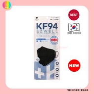 Ezwell-KF94 四層防護3D立體口罩 (黑色) 1片 獨立包裝 成人 8809990348848  EXP2027.02.25