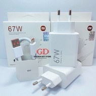 XIAOMIII TYPE C 67W CHARGER 67WATT TURBO FAST CHARGING/ 100% ORIGINAL.