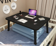 #N/A - 懶人桌-卡槽款床上折疊電腦桌(拉絲黑色--大象腿)尺寸:60*40cm