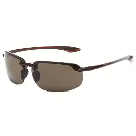 Maui Jim Mens Pilot Style Sunglasses Trendy Blue Sports Glasses With Black Frames Perfect For Fishin