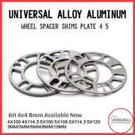 Universal Car Wheel Spacer 4 Hole & 5 Hole, 5x114.3, 5x100, 4x114.3, 5x114.3, Spacer 3mm, 5mm, 7mm, 
