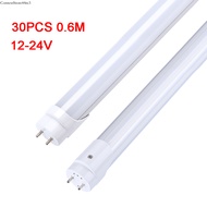 หลอดฟลูออเรสเซนต์30ชิ้น T8 2ฟุต G13 Bi-ท่อ Led หลอดไฟ9W 4FT ไฟร้านค้า12-24V 0.6M 60CM อะไหล่ฟลูออเรส