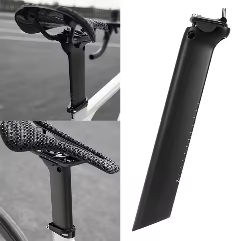 165g Ultralight Road Bike Seatpost - Full Carbon T800 320mm For -XDS AD350/AD300 Height Adjustment S