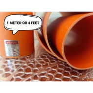 (1 METER / 4 FEET LENGTH) BIOPIPE PVC PIPE ORANGE S600 SIZE 2" 3" 4" | SANITARY PIPE