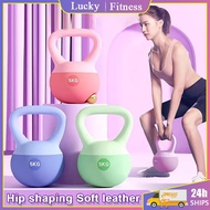 Soft Kettlebell 2-12kg Unisex Yoga Squat Dumbbell PE Coated Design Body Shaping Fitness Equipment