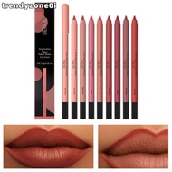 TRENDYZONE0I Matte Lipliner, Velvet Waterproof Lipliner Pencil, Smooth Natural Outline Lip Contour L