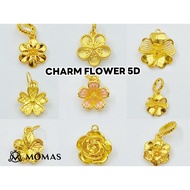MOMAS Masdora Bead Charm Flower Bajet 5D Emas 916 Charm Masdora Bead 5D Emas 916 Charms 916