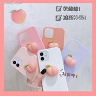 Samsung phone case✢☍Unzip and pinch peach Samsung s8 mobile phone case note9/10pro cute a51/a70/a90 silicone s20 female