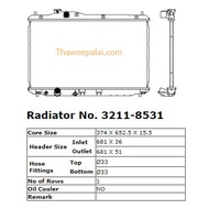 ADR Radiator Honda Civic FB Engine 1.8 2.0 Year 2012-2015 Gear At/MT/3211-8545C 3211-8531C