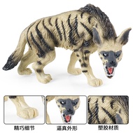 Solid Hyena Animal Figurine Toy for Kids Realistic German Shepherd Dog Model Childrens Animal Play A