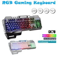 ~Ship From KL~ GK70 Mechanical GAMING KEYBOARD 104keys Colorful LED Backlight Gaming Keyboard G700 K