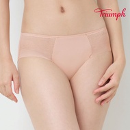 Triumph-Uniform Magic Plastic Series Mid-Waist Flat Pants M-EL Pink Skin|87R2550 VV