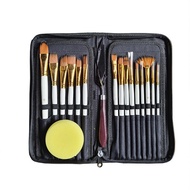 Kuas Set Lukis Kuas Lukis 1 Set 18in1 Kuas Cat Air Set Kuas Lukisan Kuas Lukis Cat Air
