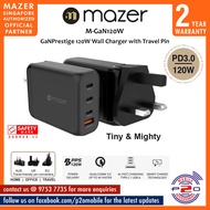 Mazer M-GaN120W GaNPrestige 120W Wall Charger with Travel Pin (Mazer 120W)