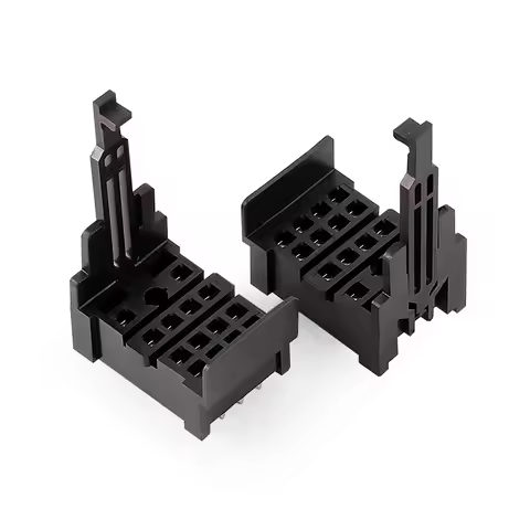 ENMG PY14-02Y 14-Pin Relay Socket Base, PCB Solder Terminal Electromagnetic Relay Holder, Compatible