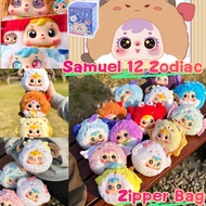 Samuel 12 Zodiac Zipper Bag Plush Doll | Samuel Blind Box 100% Original Random Box 1Piece Birthday G