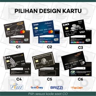 Custom E-Money Print Uv - Tipe Cc Card