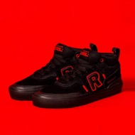 Sepatu Raingel X Local Madness | Madshoes V.3 | Suede Black Red