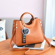 YG6631-Imported Fashion Pom Pom Sling Bag