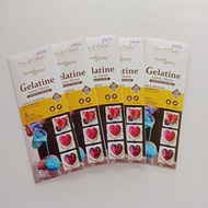 GELITA SNOW WHIP GELATINE SHEET / KEPINGAN GELATIN / 5 SHEETS